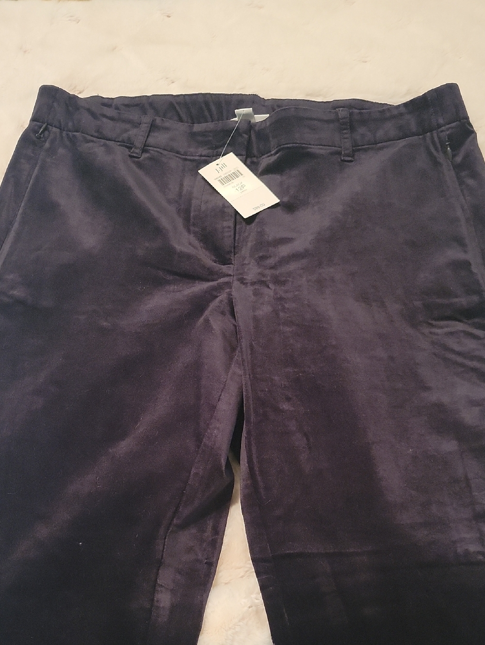 J.Jill Velvet Pants With Zip Pockets.